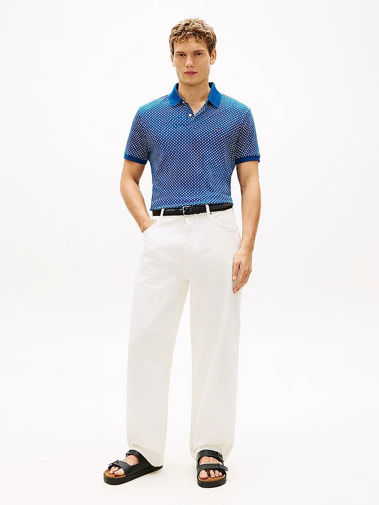 Tommy Hilfiger Polo Shirt Blue L 4
